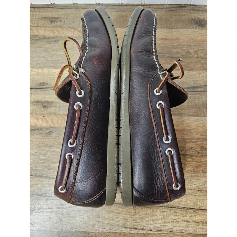 L.L Bean Signature Premium Leather Men's  Boat Shoes El Salvador Men's Size 11 D